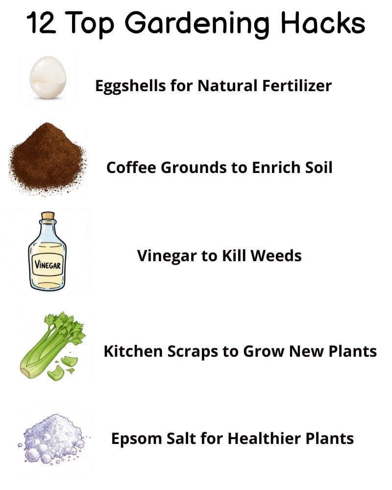 12 Top Gardening Hacks to Transform Your Green Space