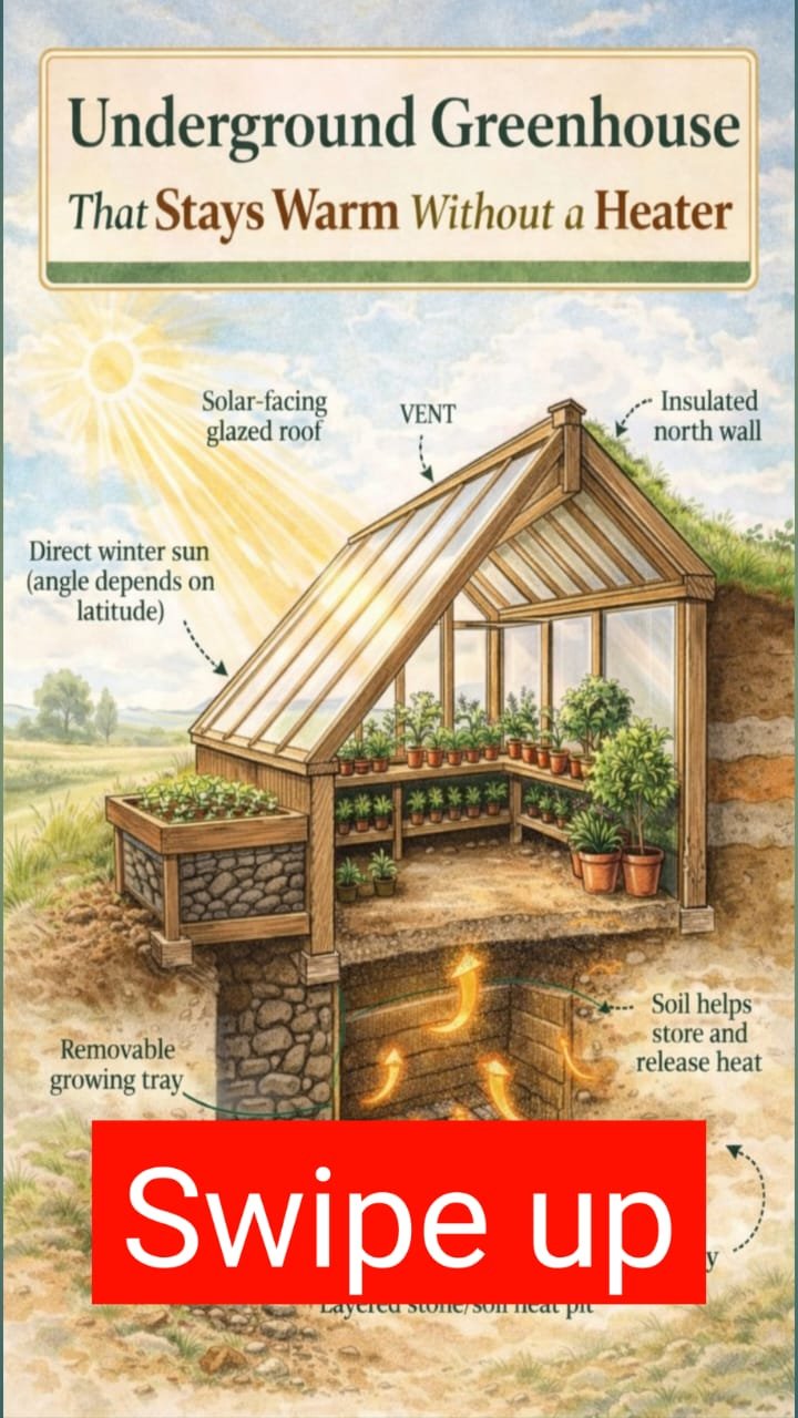 How to Build an Underground Greenhouse That Stays Warm Naturally